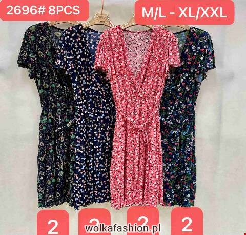 Sukienka damskie 2696 Mix kolor M-2XL 1