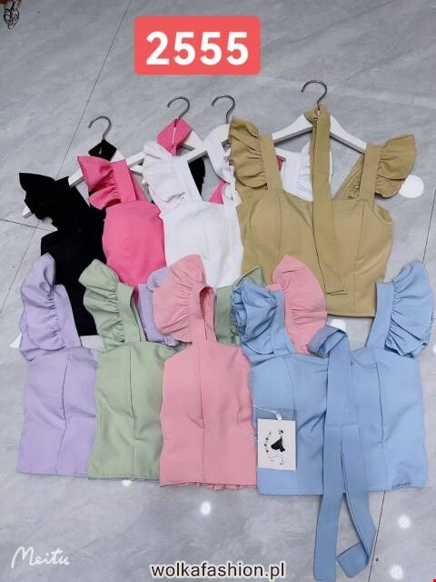 Bluzka damskie 2555 Mix kolor M-2XL