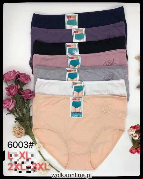 Stringi damskie 6003 Mix kolor L-3XL