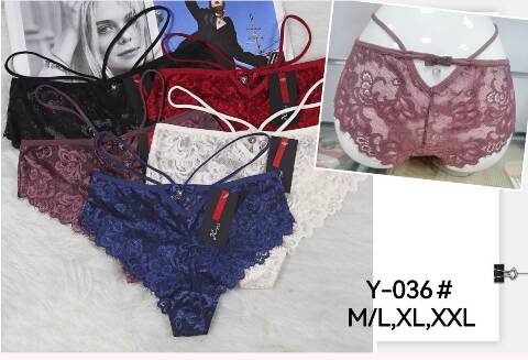 Stringi damskie Y-036 Mix kolor M-2XL 1