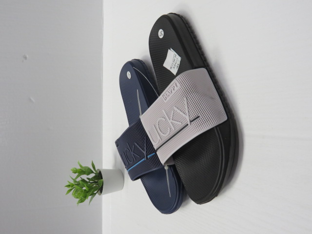 Klapki Damskie 577 BLACK/BLUE/WHITE 36-41