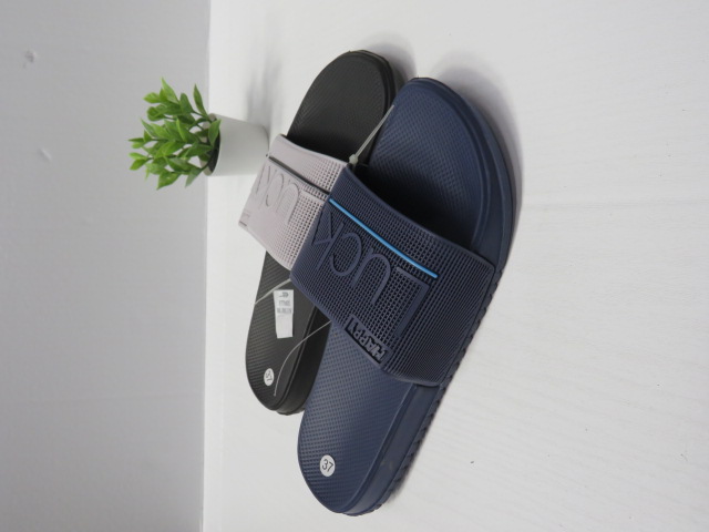 Klapki Damskie 577 BLACK/BLUE/WHITE 36-41 1