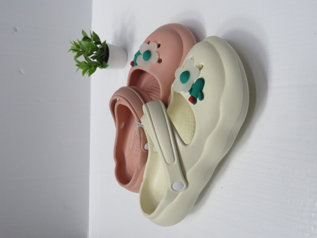 Klapki Damskie 2308 BLACK/WHITE/PINK 35-40 1