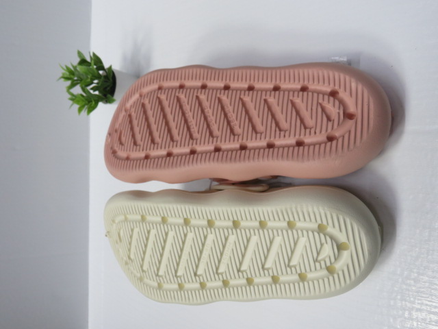 Klapki Damskie 2308 BLACK/WHITE/PINK 35-40 2