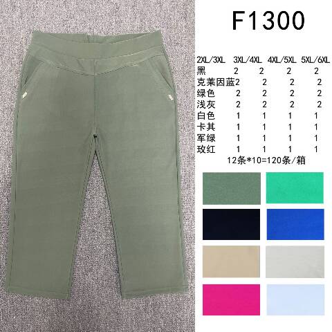 Rybaczki damskie F1300 Mix kolor 2XL-6XL 1