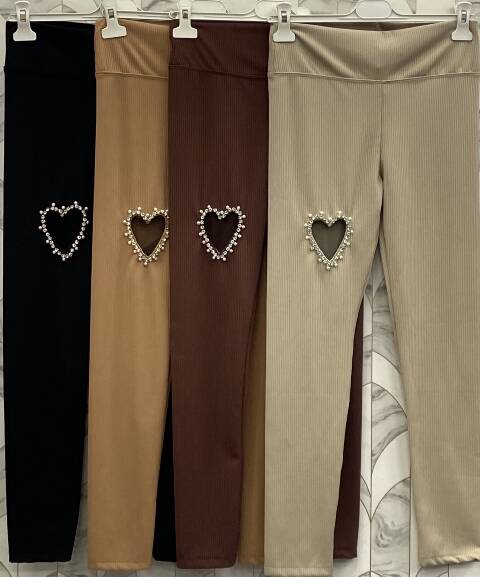 Leginsy damskie 1887 1 kolor S-2XL (Towar Tureckie) 1