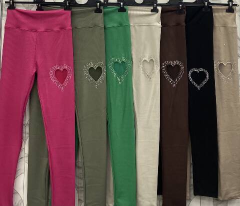 Leginsy damskie 1888 1 kolor S-2XL (Towar Tureckie) 1