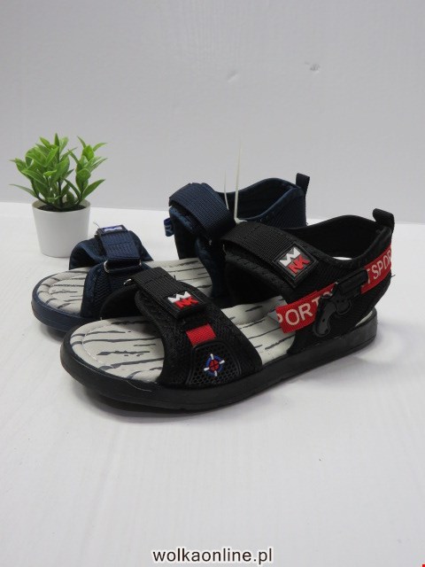 Sandały Dziecięce 1826C BLACK/GREY/NAVY 31-36