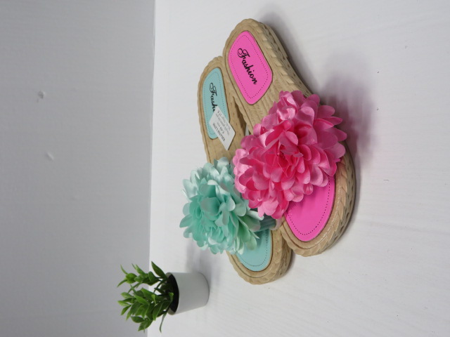 Klapki Damskie C-63 BLACK/PINK/GREEN/BEIGE/PURPLE 36-41