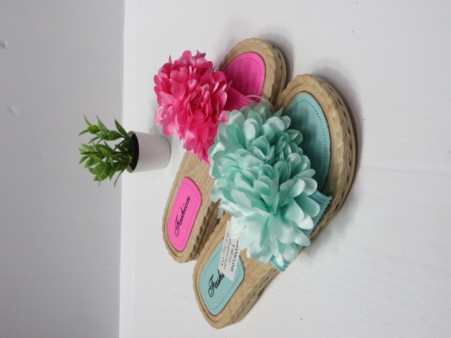 Klapki Damskie C-63 BLACK/PINK/GREEN/BEIGE/PURPLE 36-41 1