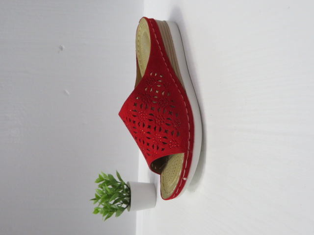 Klapki Damskie N22-885 RED 36-41