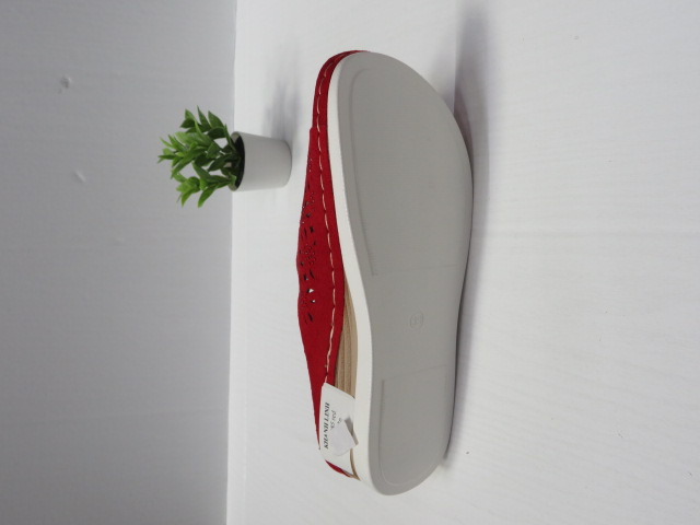 Klapki Damskie N22-885 RED 36-41 2