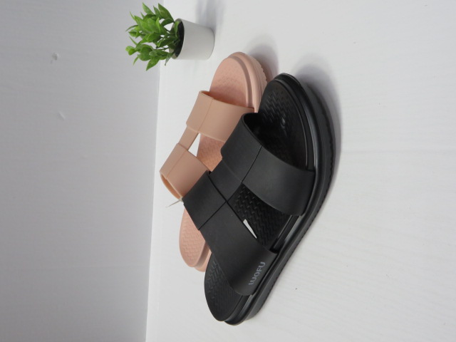 Klapki Damskie 7197B BLACK/NAVY/PINK/BEIGE 36-41 1