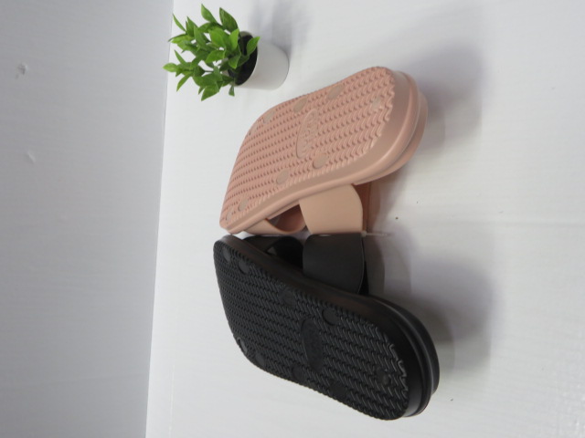 Klapki Damskie 7197B BLACK/NAVY/PINK/BEIGE 36-41 2