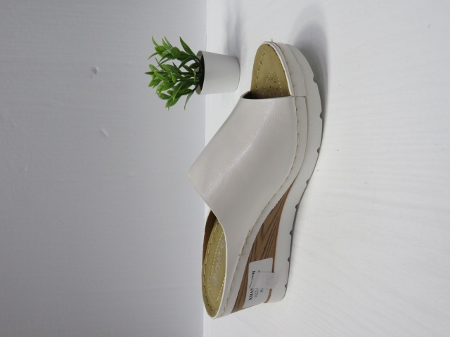 Klapki Damskie N22-897 WHITE 36-41 1