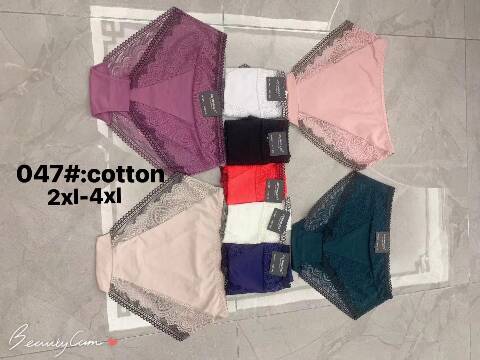 Majtki damskie 047 Mix kolor 2XL-4XL 1