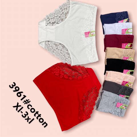 Majtki damskie 3961 Mix kolor XL-3XL