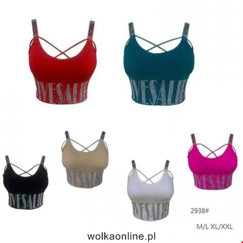 Topy damskie 2938 Mix kolor M-2XL