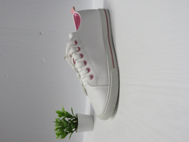Trampki damskie 3002 WHITE/PINK 36-41
