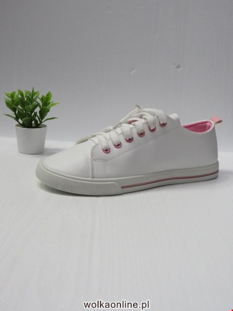 Trampki damskie 3002 WHITE/PINK 36-41