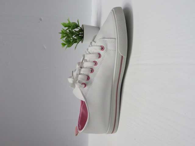 Trampki damskie 3002 WHITE/PINK 36-41 1