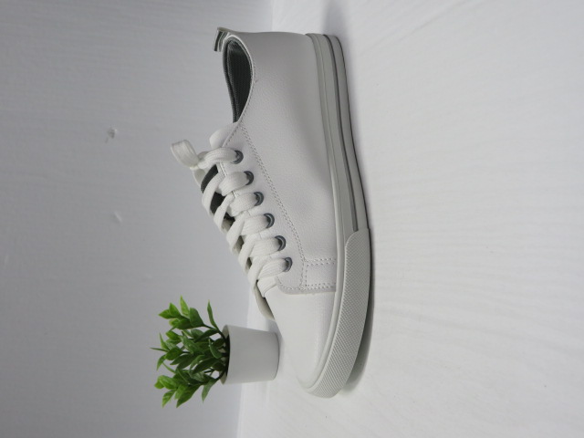 Trampki damskie 3002 WHITE/SILVER 36-41