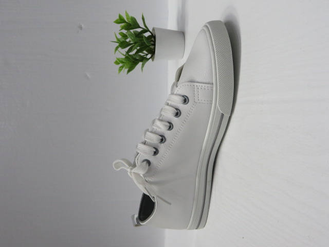Trampki damskie 3002 WHITE/SILVER 36-41 1