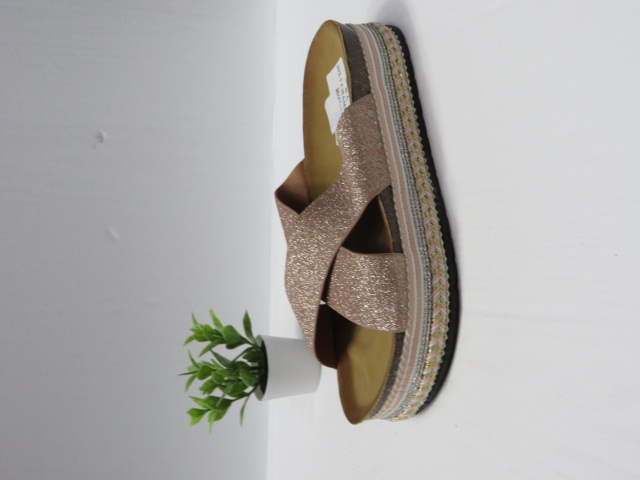 Klapki Damskie 202-1 CHAMPAGNE 36-41