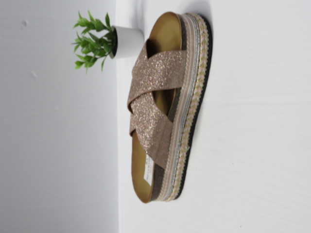 Klapki Damskie 202-1 CHAMPAGNE 36-41 1