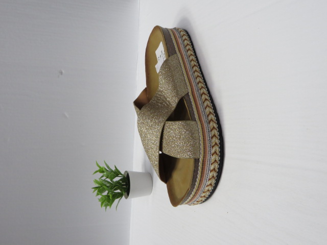 Klapki Damskie 202-1 GOLD 36-41