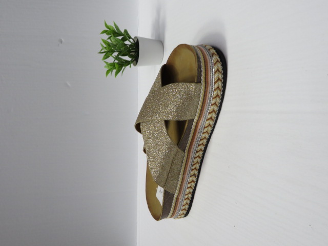 Klapki Damskie 202-1 GOLD 36-41 1