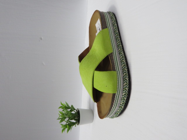 Klapki Damskie 202-1 GREEN 36-41