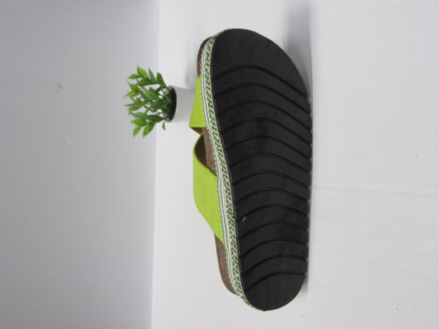 Klapki Damskie 202-1 GREEN 36-41 2