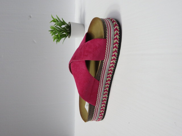 Klapki Damskie 202-1 FUSHIA 36-41 1