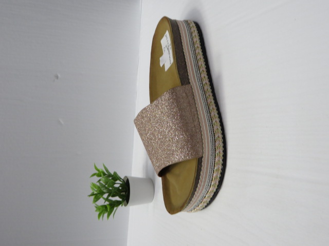 Klapki Damskie 202-2 CHAMPAGNE 36-41