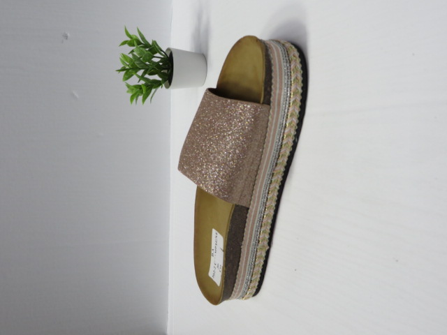 Klapki Damskie 202-2 CHAMPAGNE 36-41 1