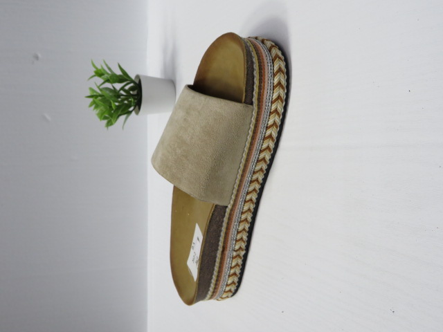Klapki Damskie 202-2 BEIGE 36-41 1