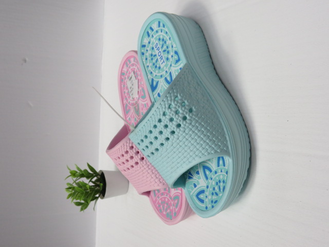 Klapki Damskie 133 BLACK/WHITE/PINK/MOON 36-41