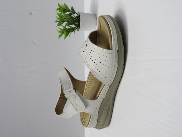 Sandały damskie B0235 WHITE 36-41