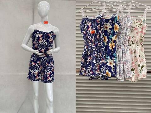 Kombinezon damskie 2519 Mix kolor M-XL