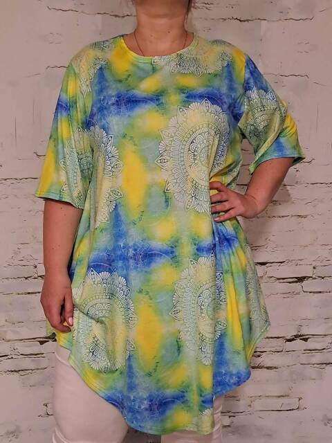 Tunika damskie 2606 Mix kolor Standard (Towar Polskie)