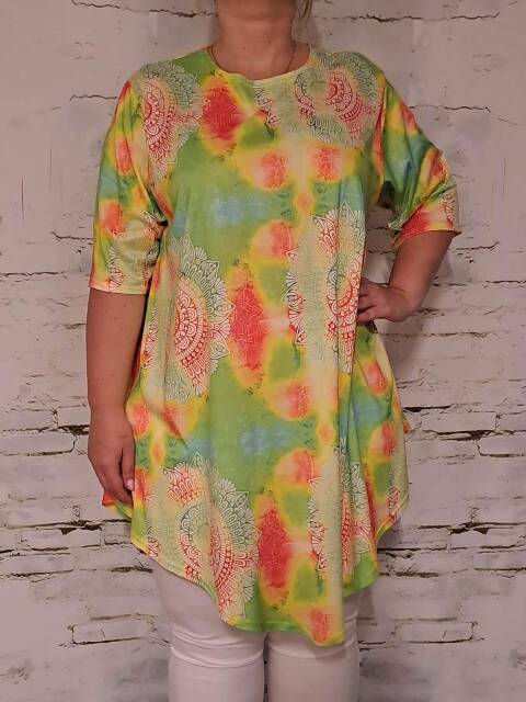 Tunika damskie 2607 Mix kolor Standard (Towar Polskie)