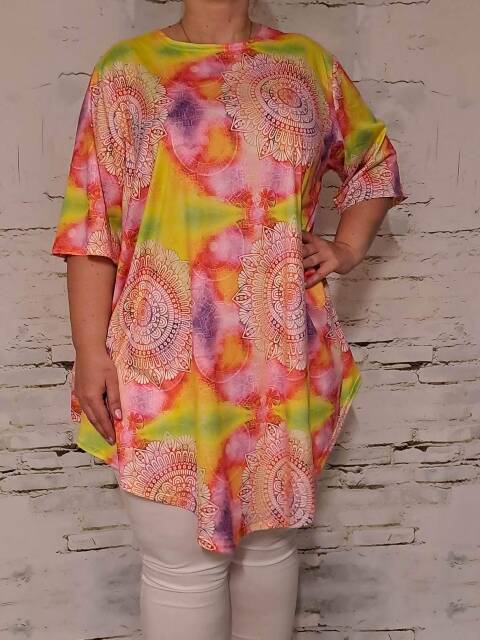 Tunika damskie 2608 Mix kolor Standard (Towar Polskie)