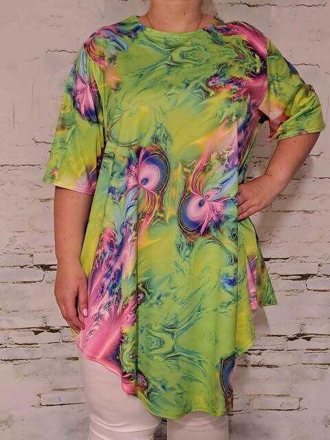 Tunika damskie 2610 Mix kolor Standard (Towar Polskie)