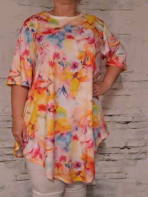 Tunika damskie 2611 Mix kolor Standard (Towar Polskie)