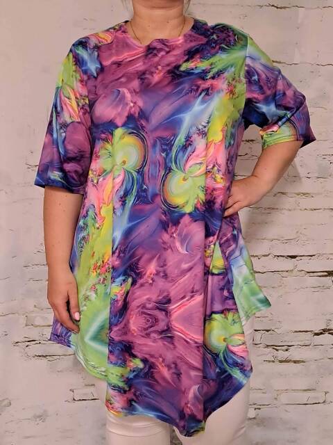 Tunika damskie 2612 Mix kolor Standard (Towar Polskie)