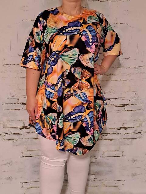 Tunika damskie 2614 Mix kolor Standard (Towar Polskie)