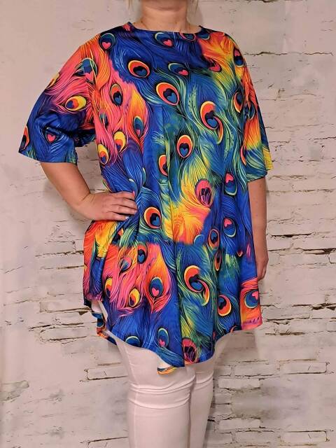 Tunika damskie 2617 Mix kolor Standard (Towar Polskie)