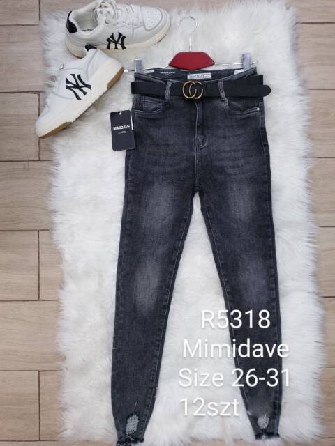 Jeansy damskie R5318 1 kolor 26-31