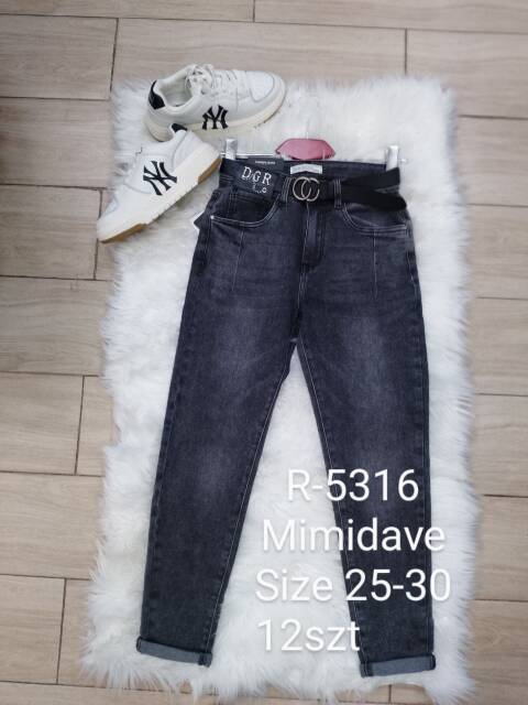 Jeansy damskie R5316 1 kolor 25-30 1
